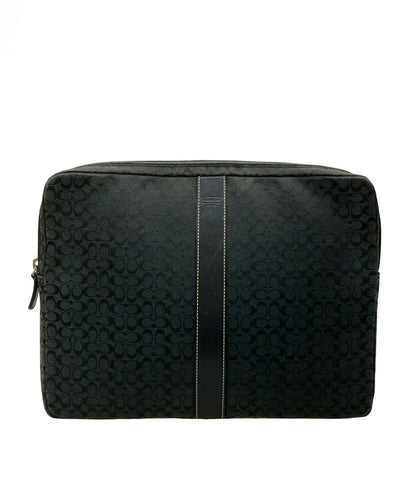 COACH クラッチバッグ キャンバス レザー ミニシグネチャー CE701 メンズ コーチ