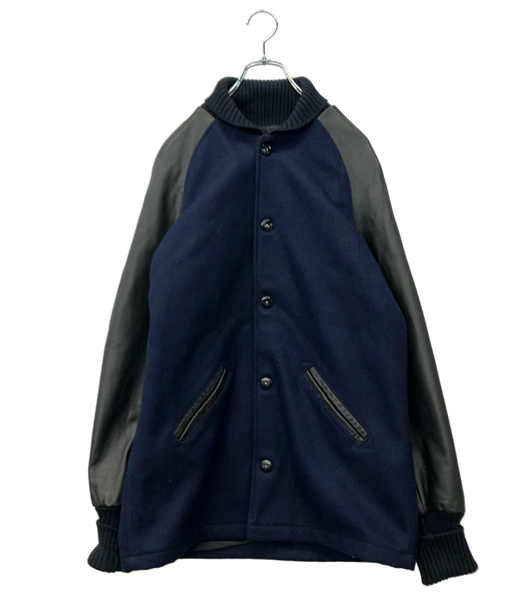 SKOOKUM ブルゾン アワードジャケット メルトン レザー  フロントボタン メンズ SIZE 40 (M) スクーカム