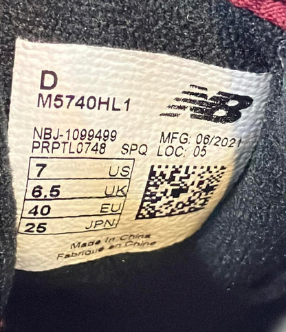 美品 NEW BALANCE ローカットスニーカー M5740HL1 メンズ SIZE 25.0 (S) ニューバランス