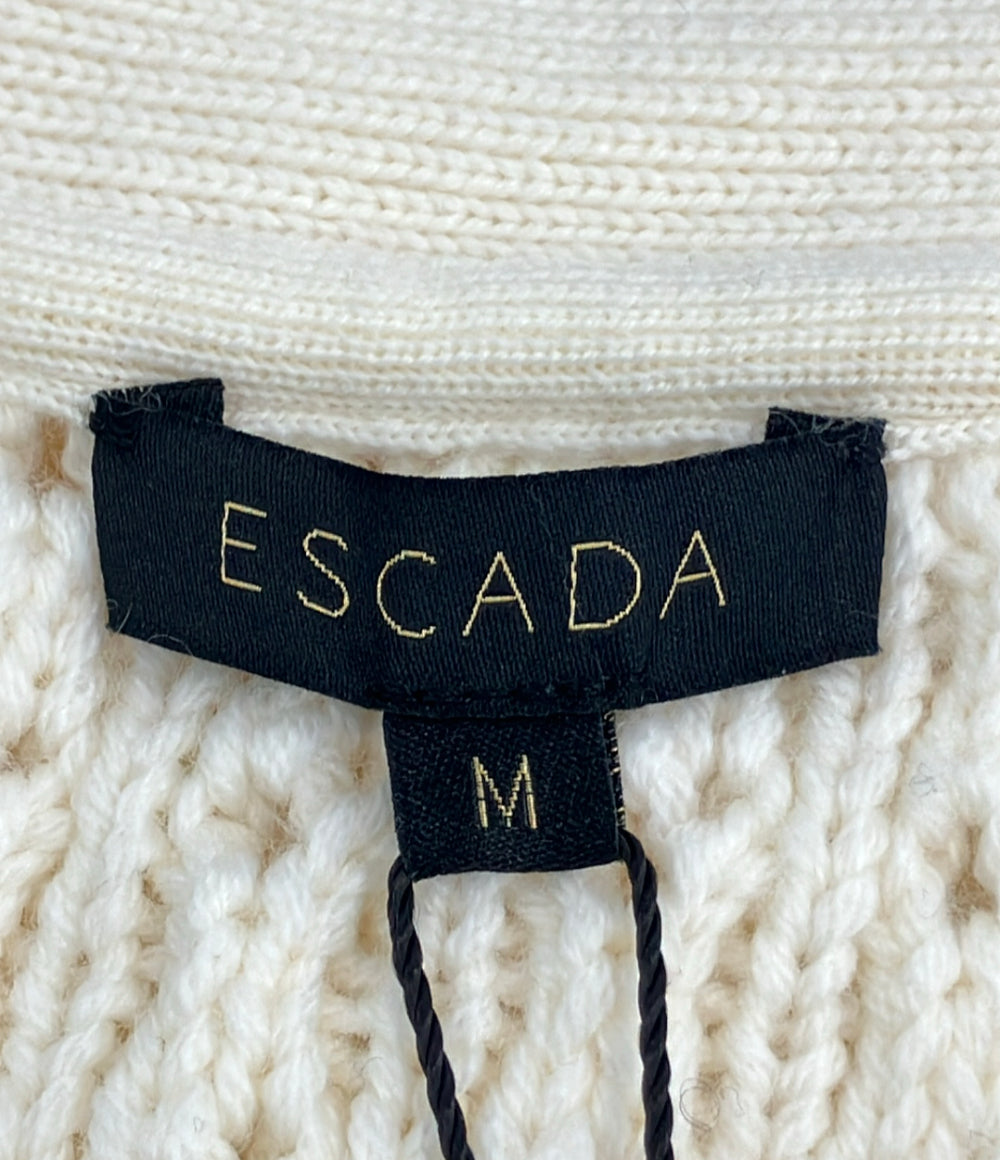 美品 ESCADA 長袖 カーディガン レディース SIZE M エスカーダ