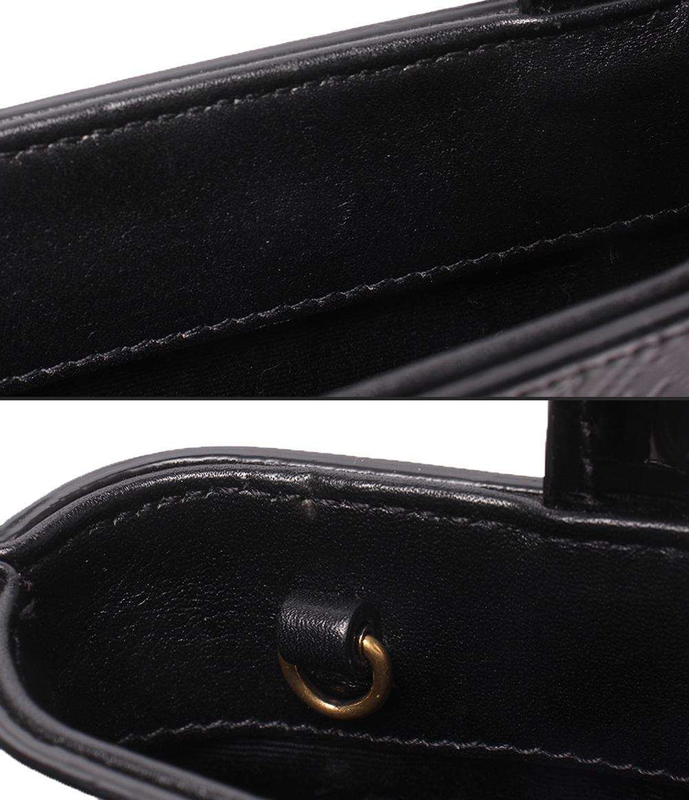 美品 SAINT LAURENT 2wayハンドバッグ チェーンショルダーバッグ ロゴエンボス 斜め掛け レディース サンローラン