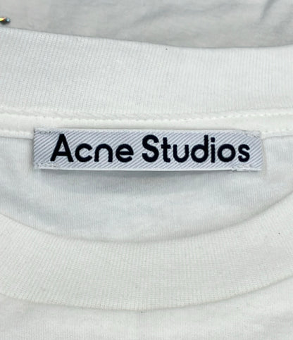 Acne Studios 長袖Tシャツ ラインストーン ロゴプリント FN-UX-TSHI000231 レディース SIZE XS アクネ ストゥディオズ