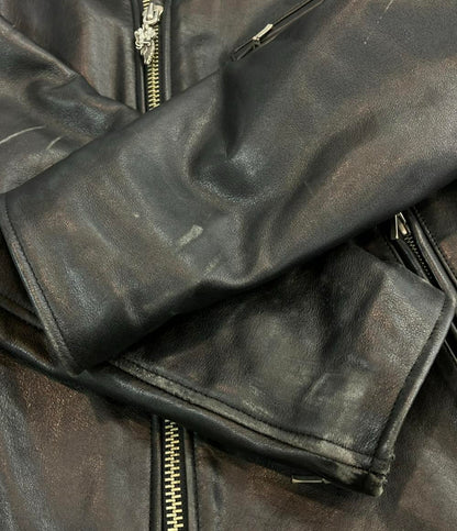 HARLEY DAVIDSON シングルライダースジャケット メンズ SIZE M ハーレーダビッドソン