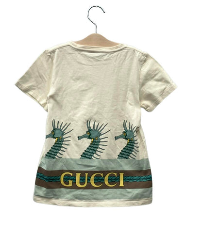 GUCCI 半袖Tシャツ  タツノオトシゴ Cotton Seahorse T-Shirt キッズ SIZE 8 (130) グッチ