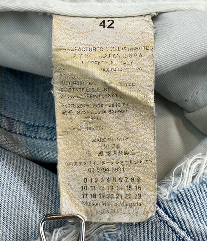 MM6 Maison Margiela ダメージ加工 デニムパンツ レディース SIZE 42 (L) エムエムシックス メゾンマルジェラ