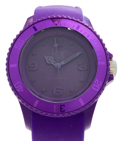 ice watch 腕時計 クオーツ パープル メンズ アイスウォッチ