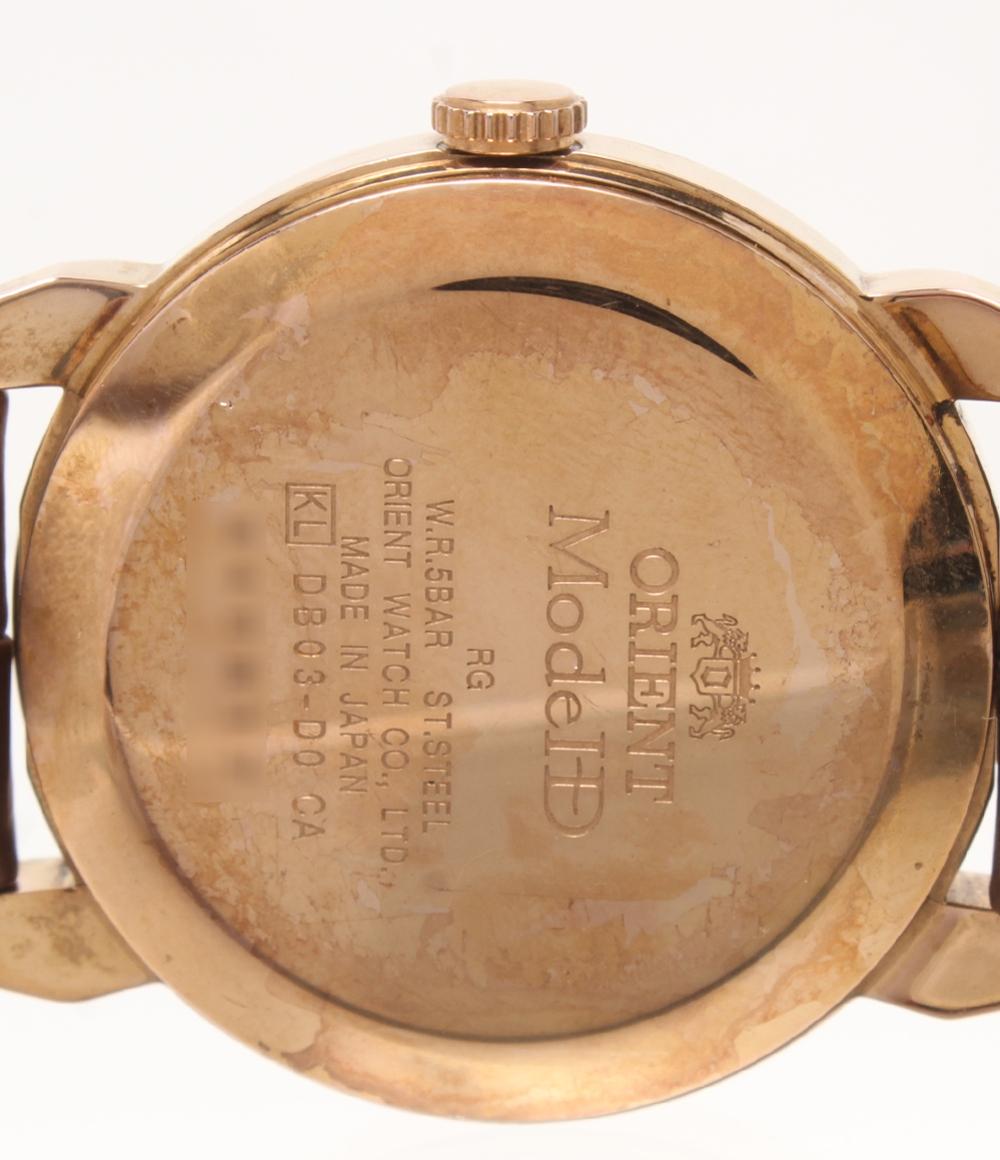 【稼働品】ORIENT ModeID 自動巻き腕時計 オリエントDB03-D0 ORIENT MD MODEID DB03-D0 CA メンズ 自動巻き 腕時計 稼働品】ORIENT
