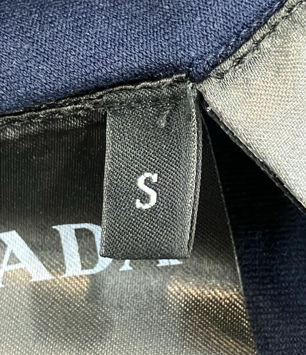 プラダ ラバーロゴ ナイロンポケットVネックTシャツ メンズ SIZE S PRADA