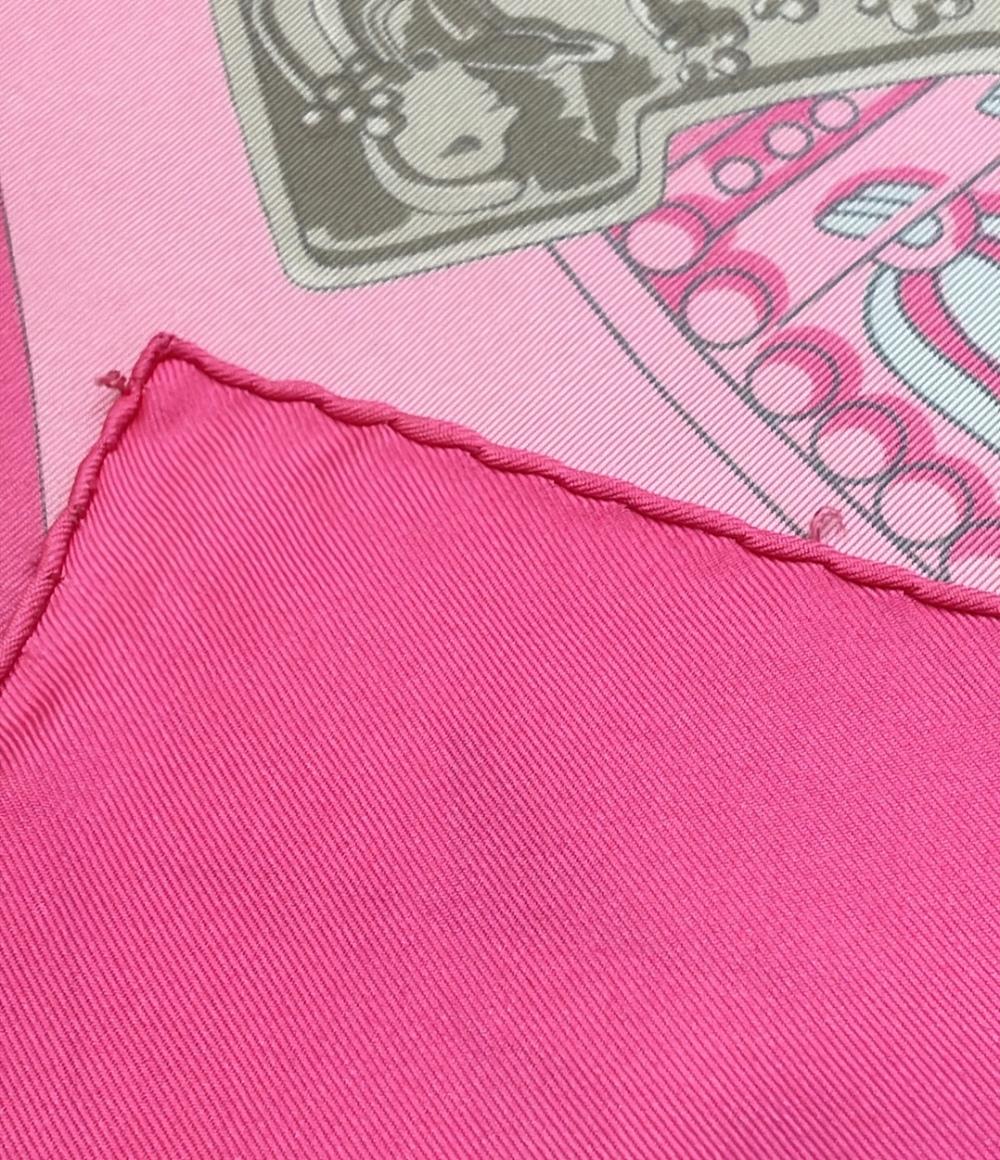 美品 HERMES スカーフ シルク100% カレ90 Mexique レディース エルメス