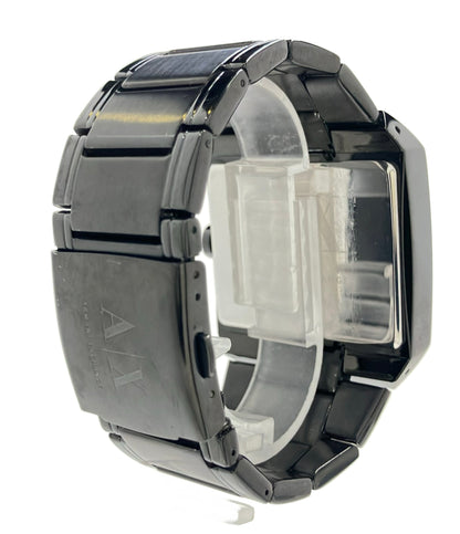 ARMANI EXCHANGE 腕時計 クオーツ ブラック AX2067 メンズ アルマーニエクスチェンジ
