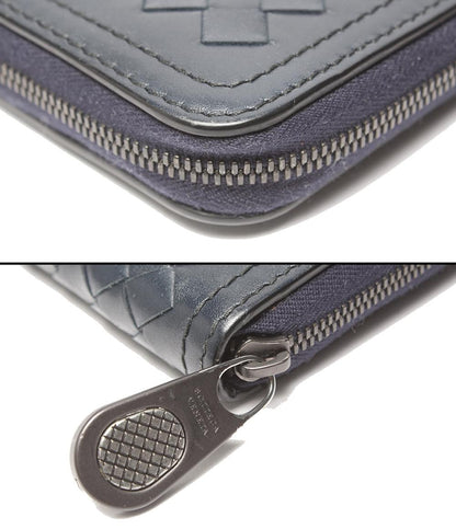 BOTTEGA VENETA ラウンドファスナー長財布 イントレチャート メンズ レディース ボッテガ・ヴェネタ