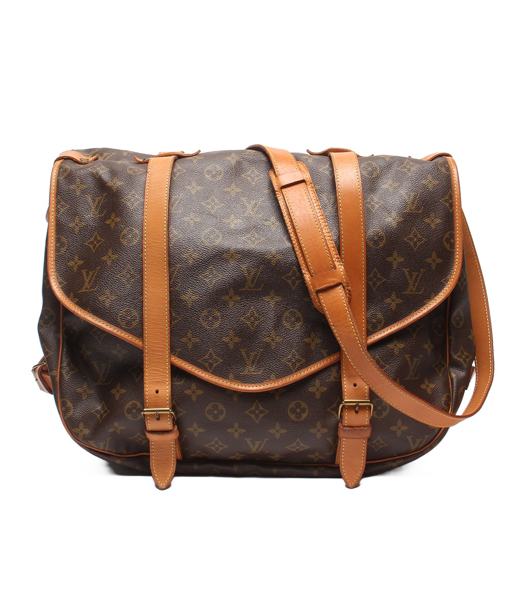 LOUIS VUITTON ショルダーバッグ 斜め掛け 肩掛け ソミュール43 モノグラム M42252 レディース メンズ ルイ・ヴィトン