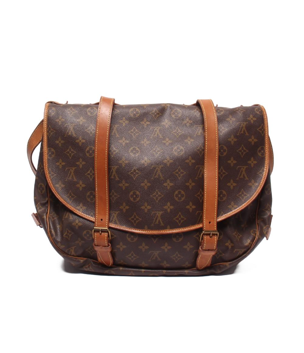ルイヴィトン ショルダーバッグ モノグラム ソミュール43 M42252 LOUIS VUITTON ショルダーバッグ 斜め掛け ソミュール43 モノグラム