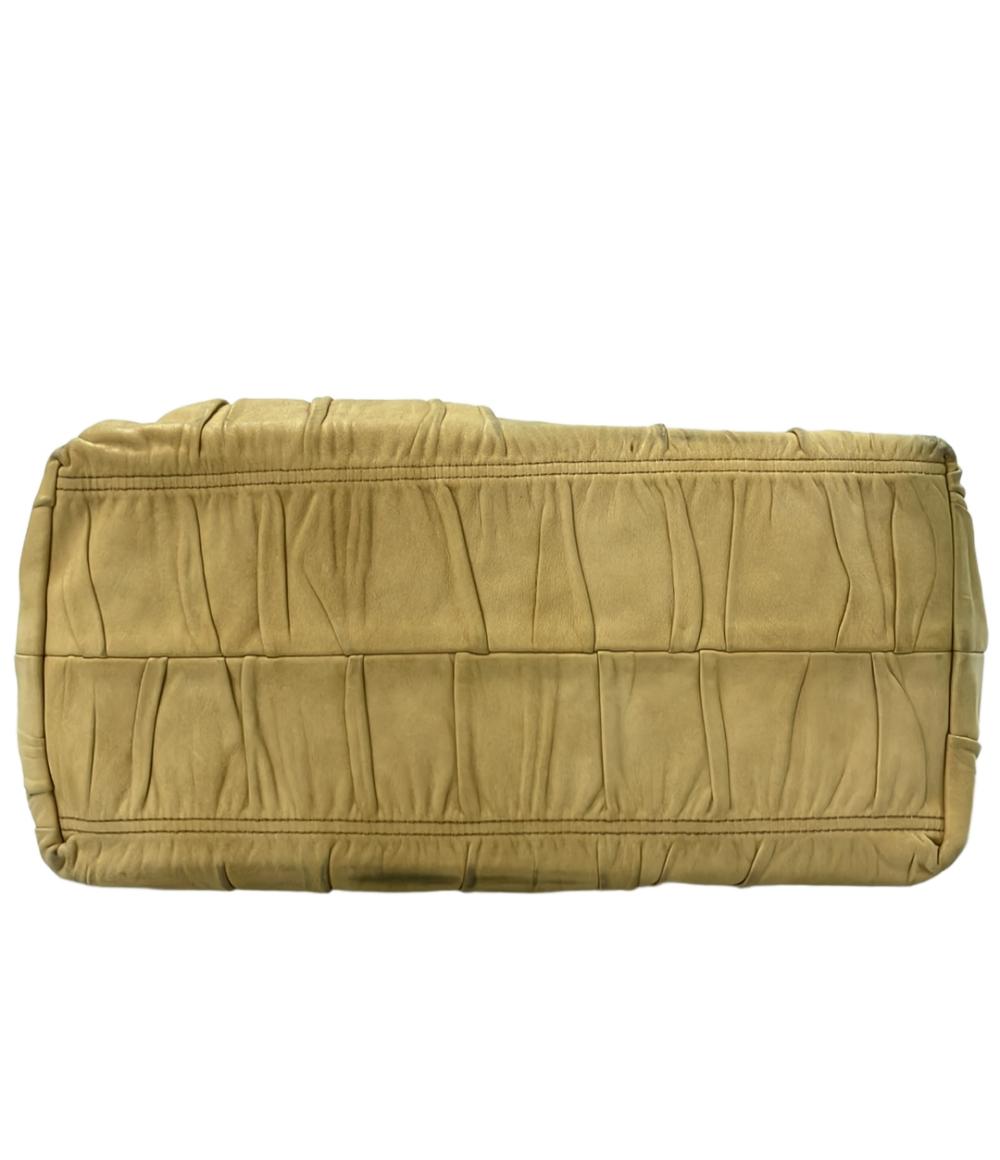 PRADA ハンドバッグ トートバッグ ギャザー レディース プラダ