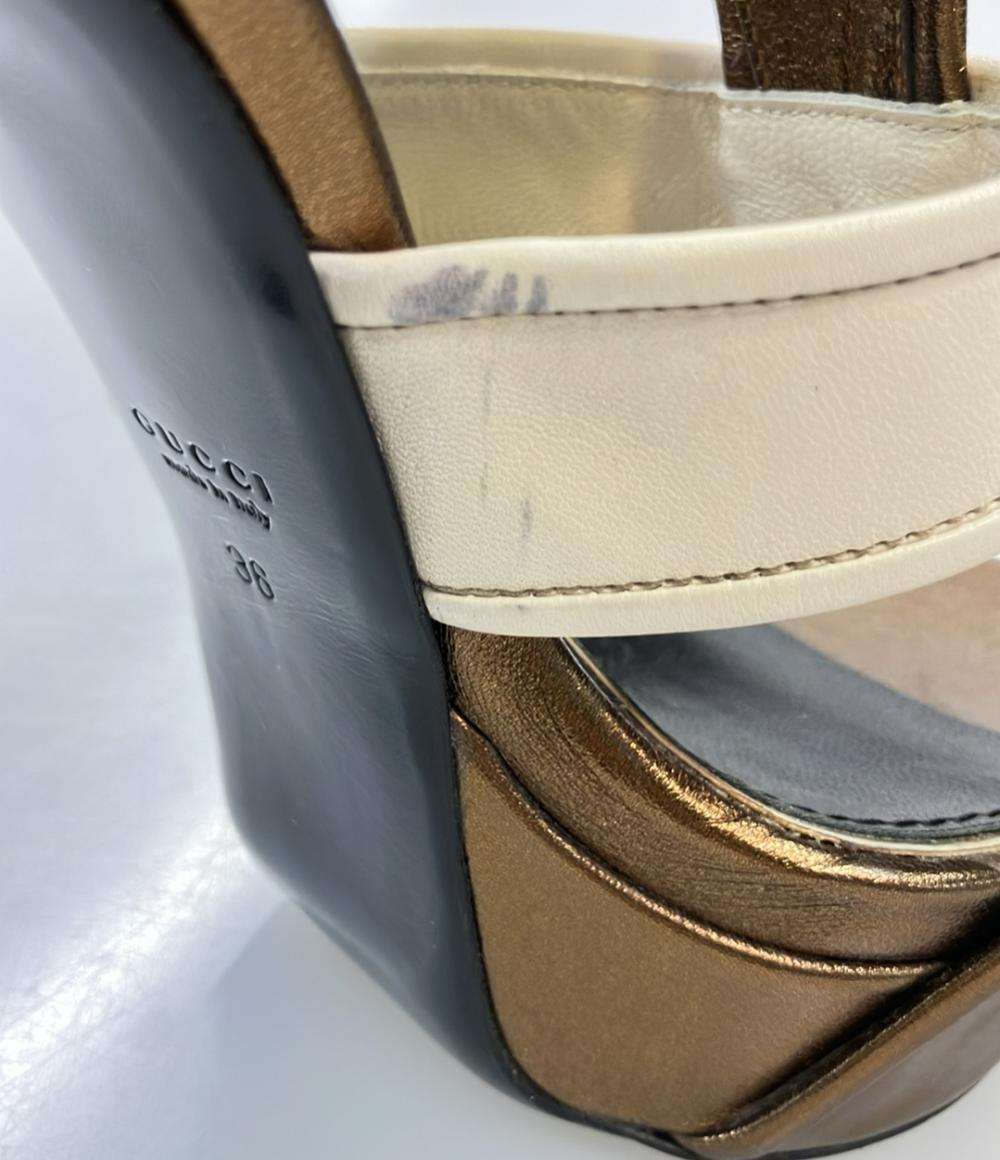 GUCCI レザーストラップサンダル レディース SIZE 36 (23cm) グッチ