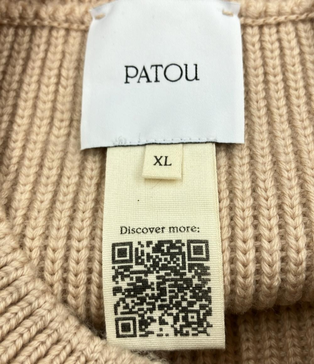 美品 PATOU 長袖ニット クロップドニット レディース SIZE XL パトゥ