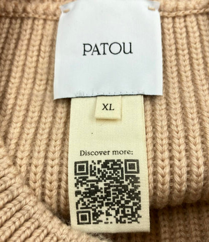 美品 PATOU 長袖ニット クロップドニット レディース SIZE XL パトゥ
