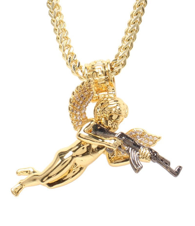 美品 KING ICE ネックレス 天使 キングアイス