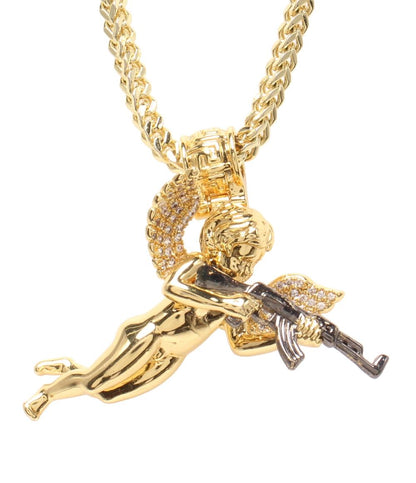 美品 KING ICE ネックレス 天使 キングアイス