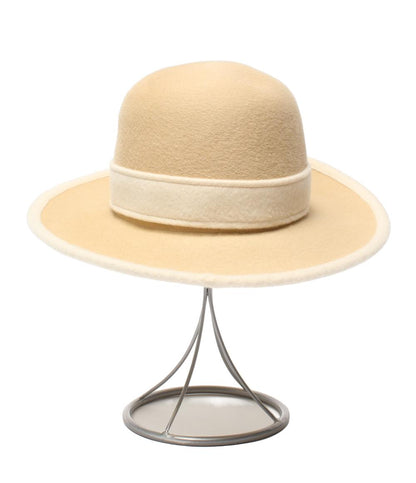 美品 HERMES ラビットフェルトハット カシミヤ100％ レディース SIZE 59 エルメス