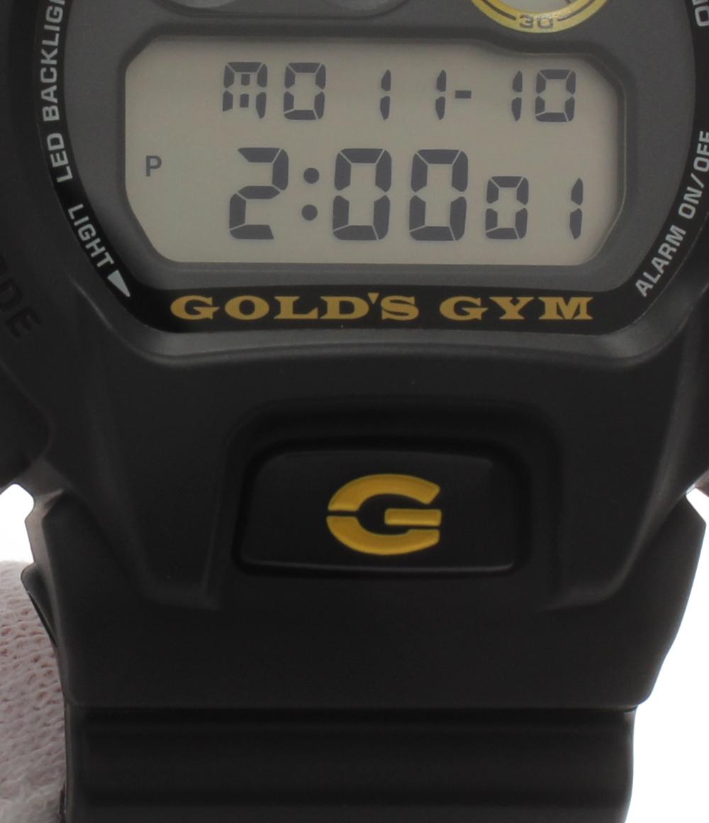 美品 CASIO 腕時計 ゴールドジム30周年記念モデル G-SHOCK クオーツ ブラック DW-6900X メンズ カシオ