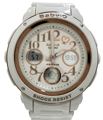 CASIO 腕時計 Baby-G クオーツ ホワイト BGA-150LA レディース カシオ