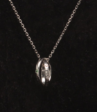 美品 U-TREASURE ネックレス ダブルリング SV 進撃の巨人 エレン リヴァイ ユニセックス ユートレジャー