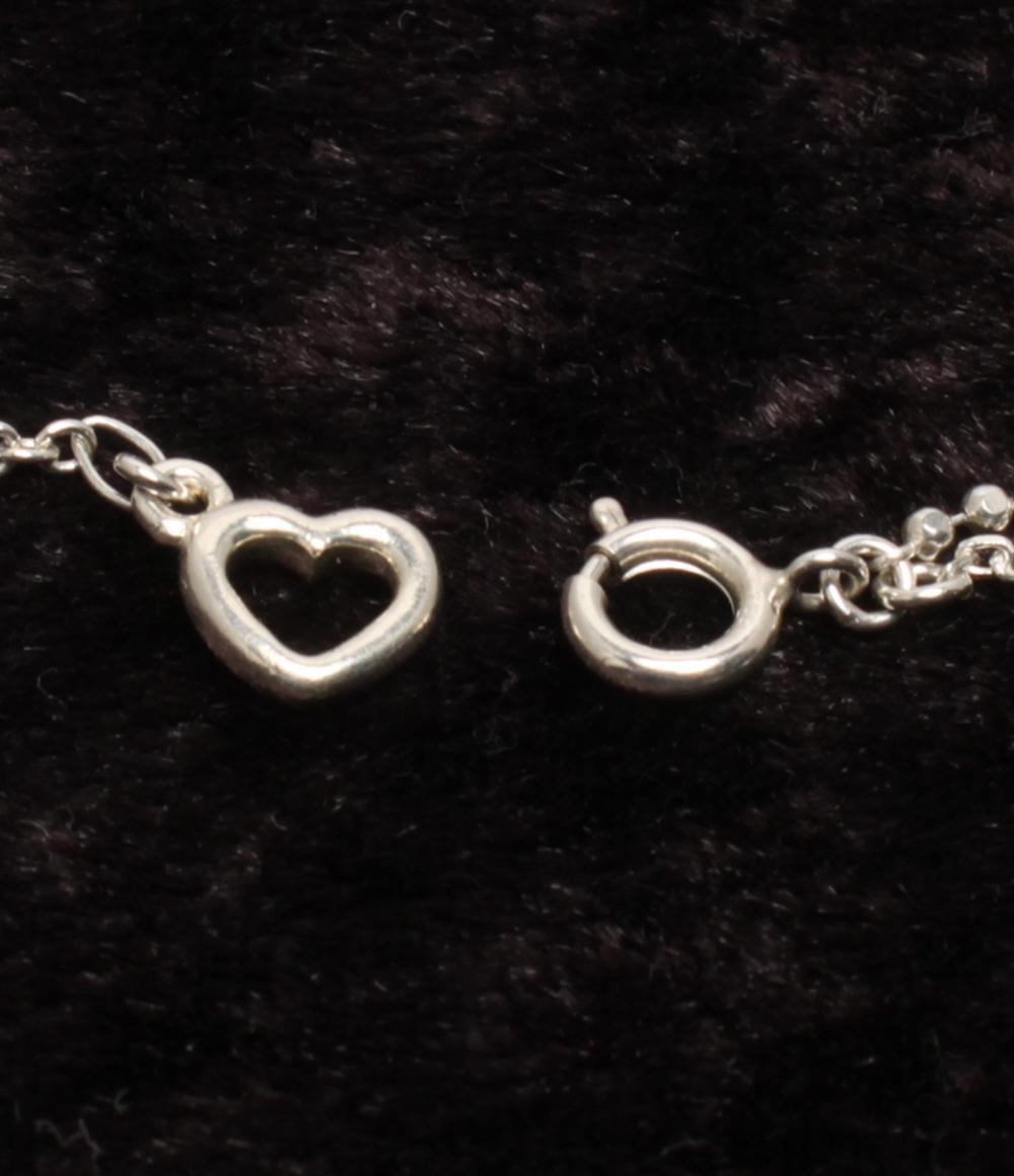 4℃ ブレスレット SV ハートモチーフ ボールチェーン レディース ヨンドシー