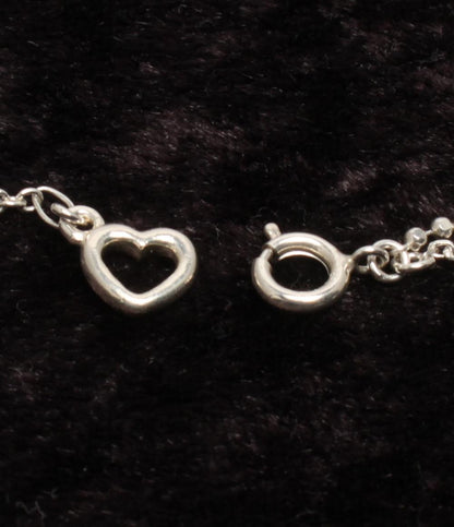4℃ ブレスレット SV ハートモチーフ ボールチェーン レディース ヨンドシー