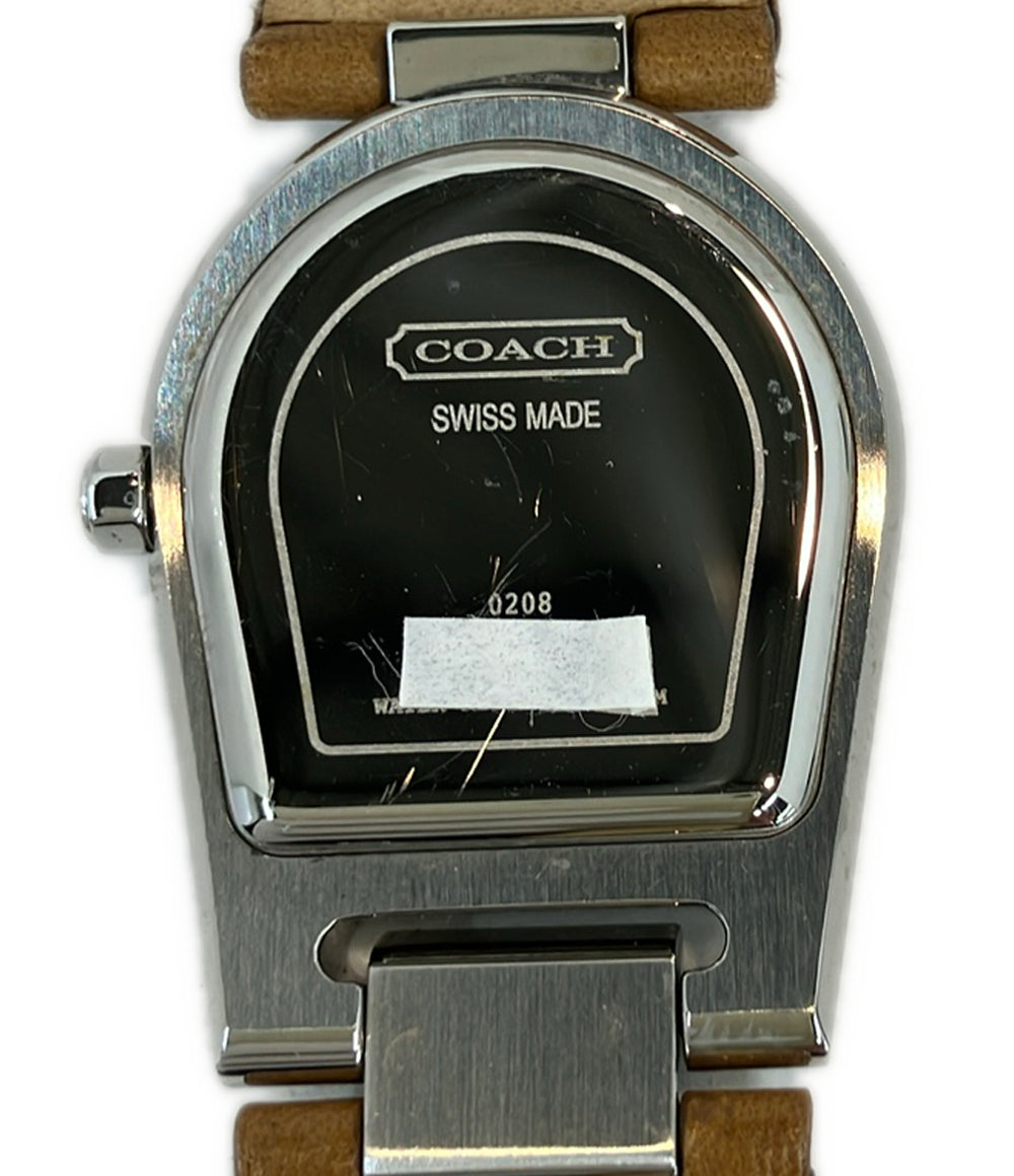 COACH 腕時計 クオーツ シルバー 0208 レディース コーチ