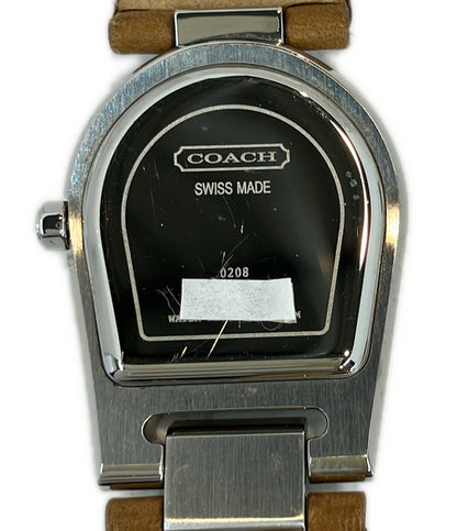 COACH 腕時計 クオーツ シルバー 0208 レディース コーチ