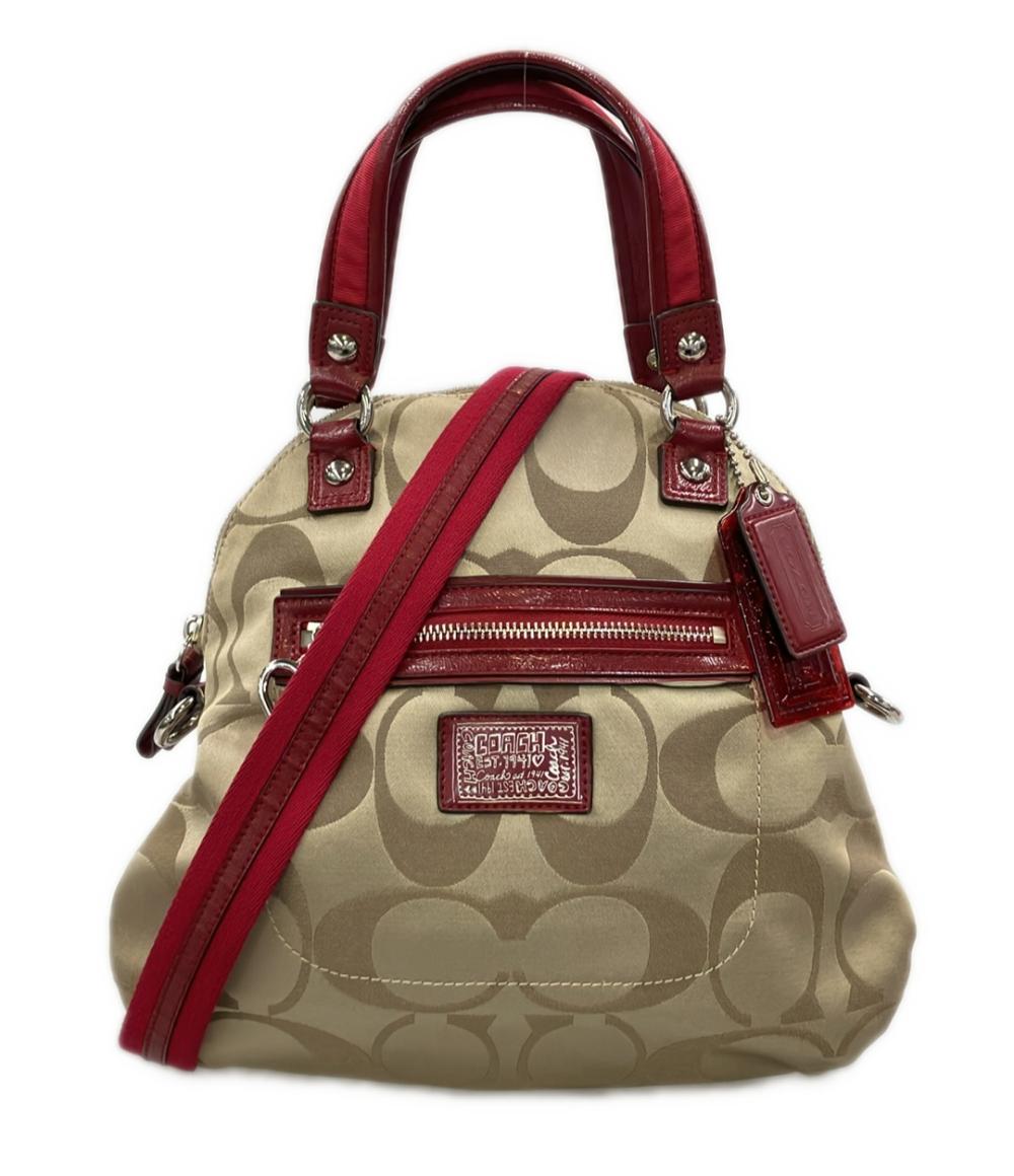 COACH 2WAY ハンドバッグ ショルダーバッグ 斜め掛け ラージシグネチャー F21713 レディース コーチ