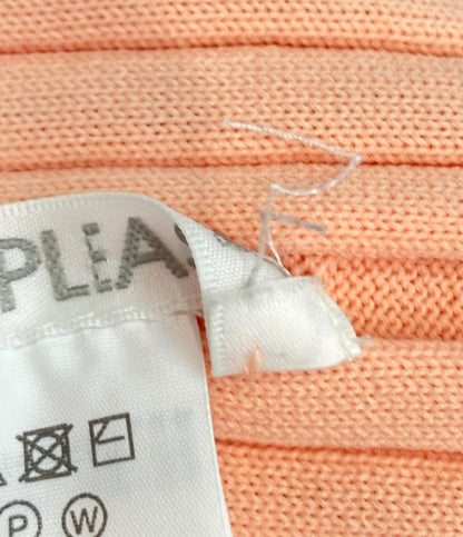 PLEATS PLEASE 半袖ニット25SS RIB KNIT ショートスリーブ クールネック PP51KK852 レディース プリーツプリーズ