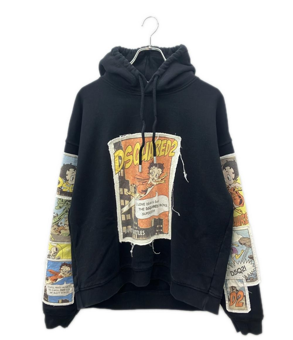 DSQUARED2 フーディー パーカー Betty Boop メンズ SIZE M ディースクエアード