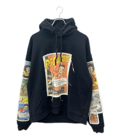 DSQUARED2 フーディー パーカー Betty Boop メンズ SIZE M ディースクエアード