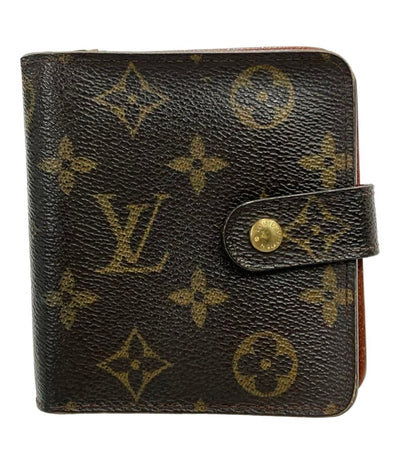 LOUIS VUITTON 二つ折り財布 モノグラム コンパクトジップ M61667 ユニセックス ルイ・ヴィトン