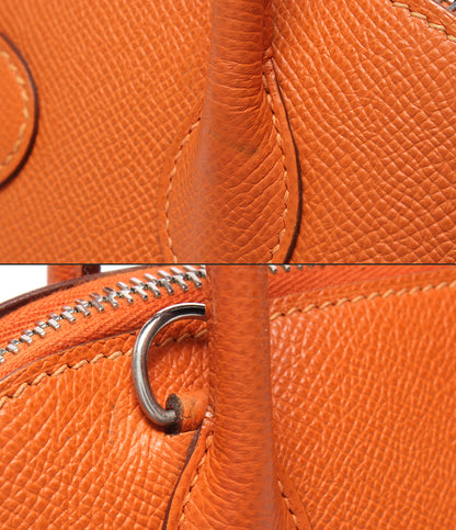 HERMES 2way ハンドバッグ ショルダーバッグ □R刻印 シルバー金具 ヴォーエプソン 肩掛け ボリード27 レディース エルメス