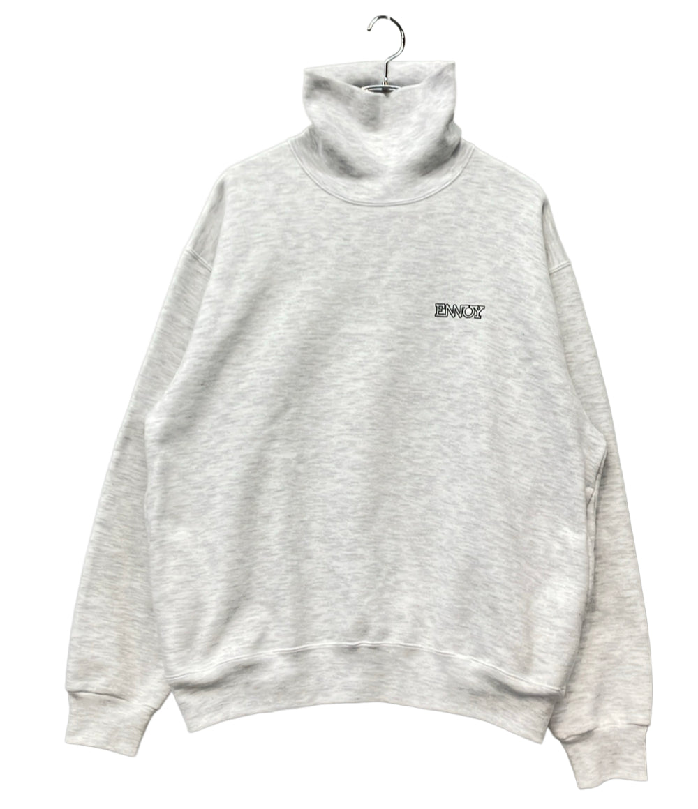 THE ENNOY PROFESSIONAL スウェットシャツ 24AW ENNOY刺繍 タートルネック AW24BRENCT05NTL メンズ SIZE L ザエンノイプロフェッショナル