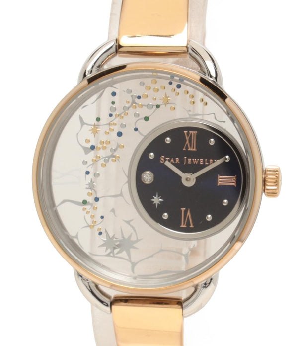 STAR JEWELRY クォーツ腕時計 シルバー STAR JEWELRY 腕時計 クオーツ レディース スタージュエリー – Rehello
