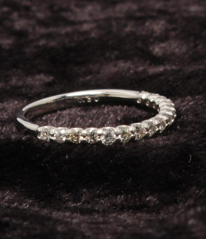 美品 リング 指輪 Pt900 ダイヤ 0.30ct ハーフエタニティ レディース SIZE 10号