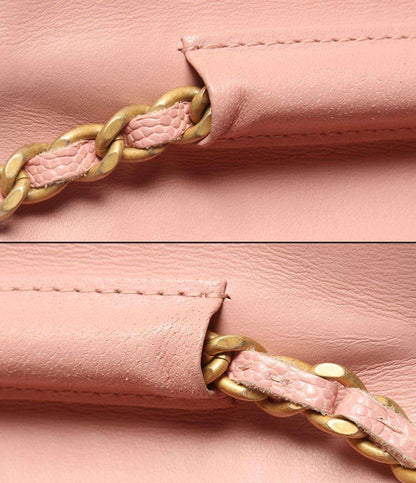 CHANEL チェーンウォレット キャビアスキン ゴールド金具 ボーイシャネル レディース シャネル