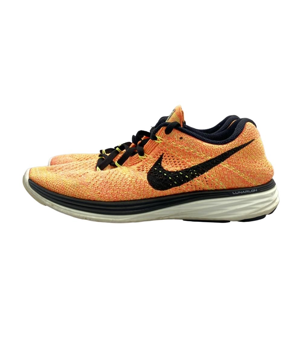 NIKE ランニングシューズ FLYKNIT LUNAR 3 698182-700 レディース SIZE 24.0 (L) ナイキ
