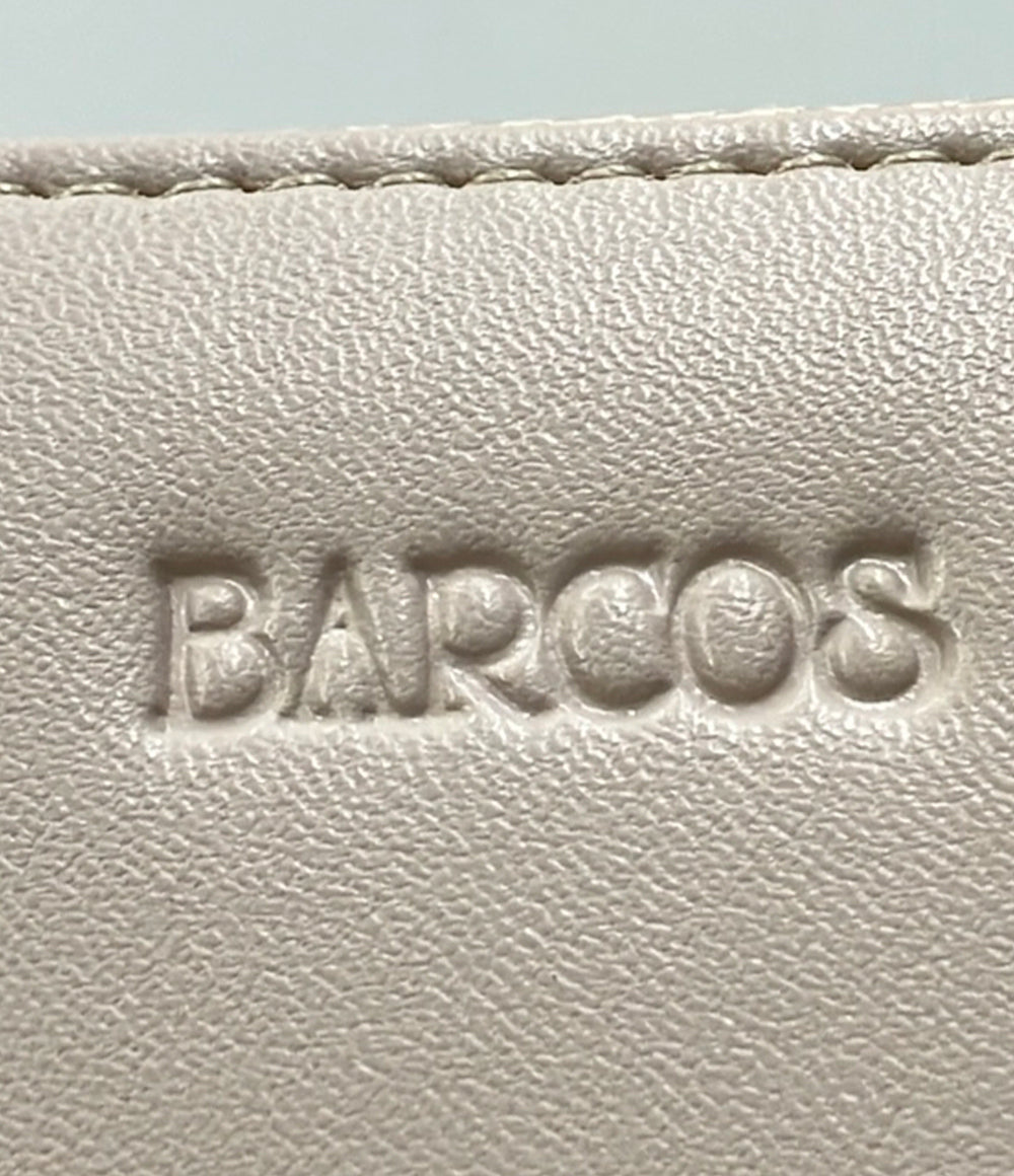 美品 BARCOS ラウンドファスナー長財布 レザー レディース バルコス