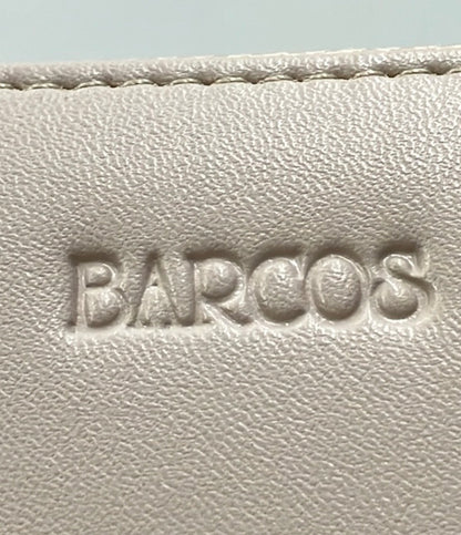 美品 BARCOS ラウンドファスナー長財布 レザー レディース バルコス