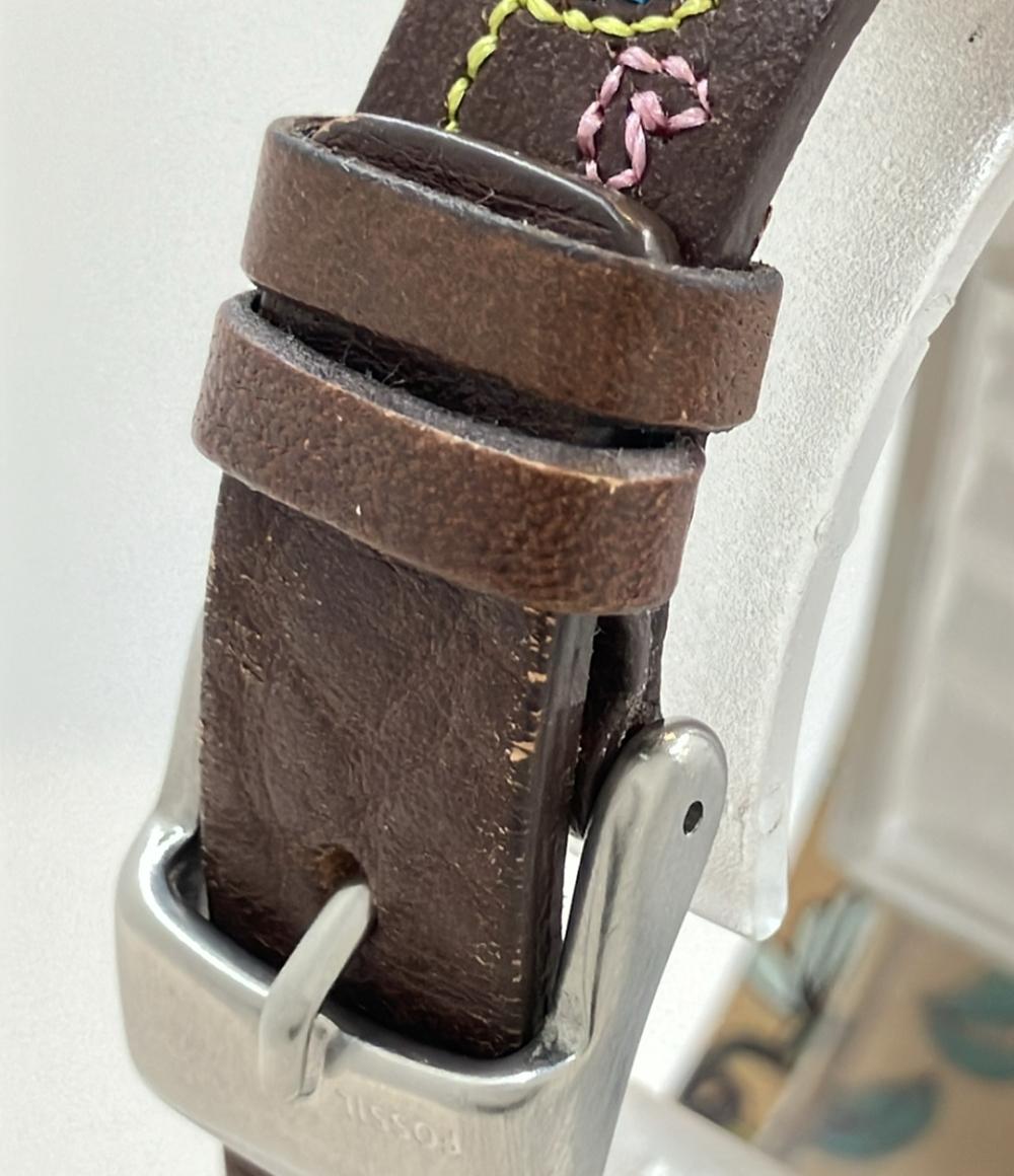 フォッシル 腕時計 クオーツ ピンク レディース FOSSIL