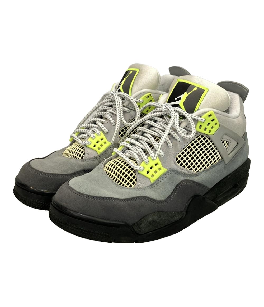 AIR JORDAN NIKE ミドルカットスニーカー ネオン エアジョーダン4 レトロ LE CT5342-007 メンズ SIZE 27.5 (L) エアジョーダン ナイキ