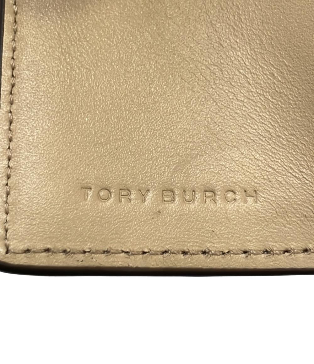 トリーバーチ 三つ折り財布 メタリック レディース Tory Burch