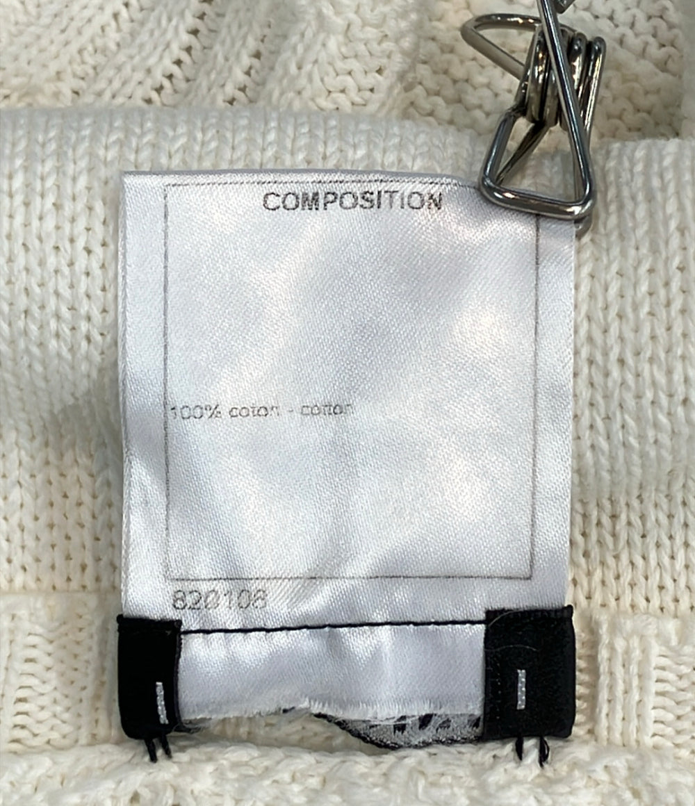 CHANEL 長袖 ココマークボタン コットンニット P53666K06997 レディース SIZE 40 (S) シャネル