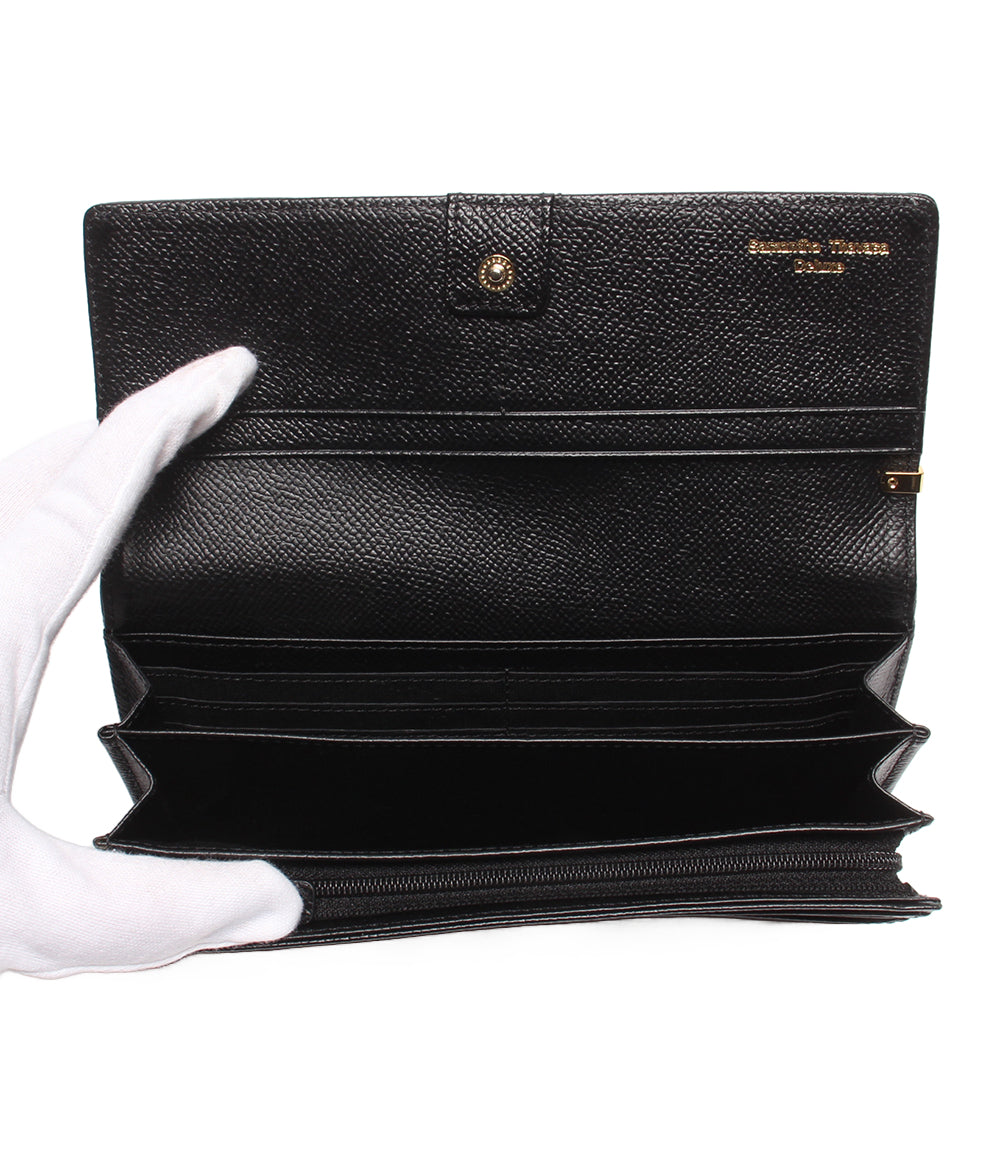 Samantha Thavasa Deluxe ブラック長財布 美品 Samantha Thavasa Deluxe 長財布 レディース サマンサタバサ