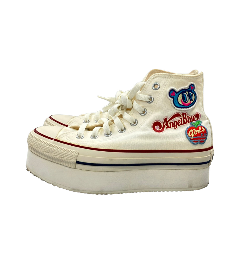 CONVERSE ハイカットスニーカー 厚底 ALL STAR ANGEL BLUE CHUNKYLINE HI 1SD194 レディース SIZE 25.0 コンバース